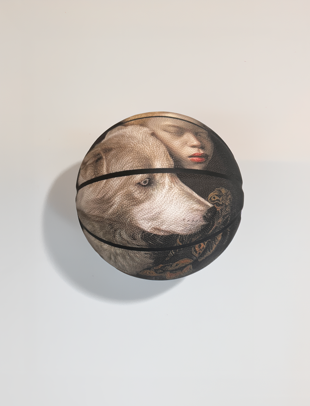Wolf And I Limited Edition basketball + stand