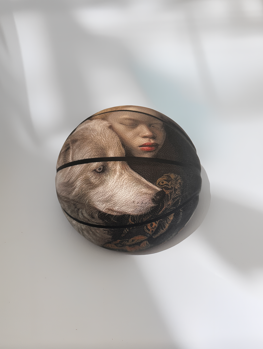 Wolf And I Limited Edition basketball + stand